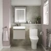 Milan Juno Stone Grey Cloakroom Suite
