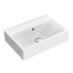 Kyoto Cloakroom Suite (450 Counter Top Basin + Close Coupled Toilet) -Bathroom Suites Sales KCS01TH d3 460