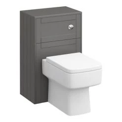 Keswick Grey 1015mm Sink Vanity Unit, Tall Boy + Toilet Package -Bathroom Suites Sales KES GRY PK7 d3n 460