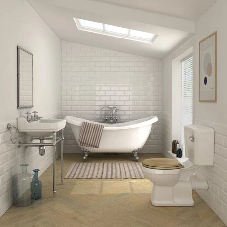 Keswick Traditional Roll Top Bath Suite (1750mm) 1 Keswick Traditional Roll Top Bath Suite (1750mm)