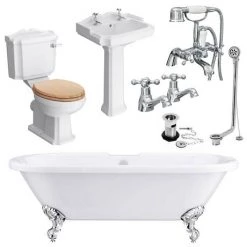 Legend Traditional Roll Top Bathroom Suite -Bathroom Suites Sales LGR0 n d1 460