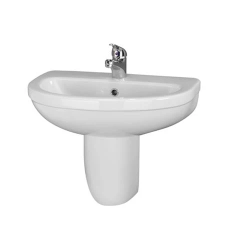 Milton 1TH Classic Bathroom Suite (BTW Pan, Concealed Cistern, Wall Hung Basin) 6 Milton 1TH Classic Bathroom Suite (BTW Pan, Concealed Cistern, Wall Hung Basin) - Image 6