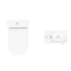 Milan Minimalist Floor Standing Cloakroom Suite -Bathroom Suites Sales MCS2 n d6 460