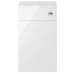 Toreno Cloakroom Suite inc. Modern Toilet (White Gloss) -Bathroom Suites Sales MCSGW ND7 460