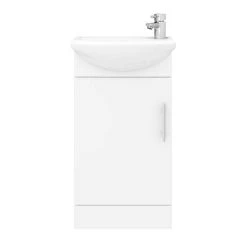 Melbourne Close Coupled Toilet incl. 420 Cabinet + Basin Set -Bathroom Suites Sales MELNVS100 n d5 460