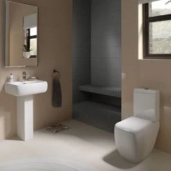RAK Metropolitan Deluxe 4 Piece Suite - Deluxe WC & Basin