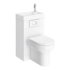 Metro Combined Two-In-One Wash Basin & Toilet (500mm wide x 300mm) 11 Metro Combined Two-In-One Wash Basin & Toilet (500mm wide x 300mm) -Bathroom Suites Sales METCOMBWC d5 460