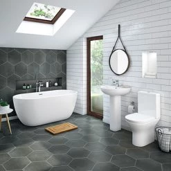 Mirage Modern Free Standing Bathroom Suite