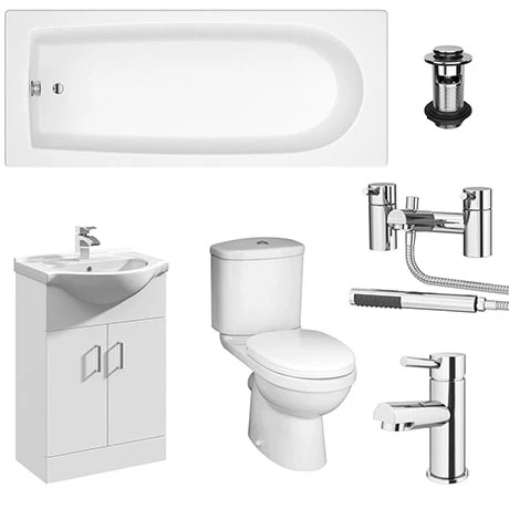 Mayford Complete Modern Bathroom Package 1 Mayford Complete Modern Bathroom Package