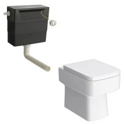 Nova 800mm Wall Hung Vanity Basin with WC Unit, Cistern + Pan -Bathroom Suites Sales NOVAWHBASWC n d1 460
