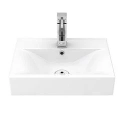 Nova Small Cloakroom Suite - Gloss White -Bathroom Suites Sales NVCLKFS d7 460