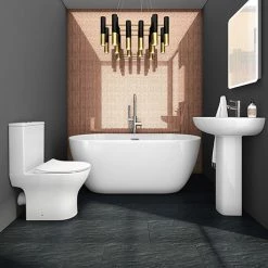 Orion Modern Free Standing Bathroom Suite