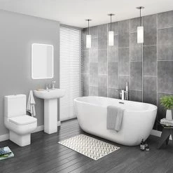 Pro 600 Modern Free Standing Bath Suite