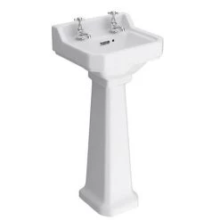 Nuie Carlton 4-Piece Traditional 2TH Bathroom Suite - 500mm Basin 5 Nuie Carlton 4-Piece Traditional 2TH Bathroom Suite - 500mm Basin -Bathroom Suites Sales Premier Carlton 4 Piece Traditional 2TH Bathroom Suite 500mm Basin d2 460