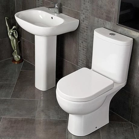 RAK Tonique 4 Piece Bathroom Suite 1 RAK Tonique 4 Piece Bathroom Suite