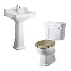 Old London Richmond Traditional Cloakroom Suite - Various Tap Hole Options
