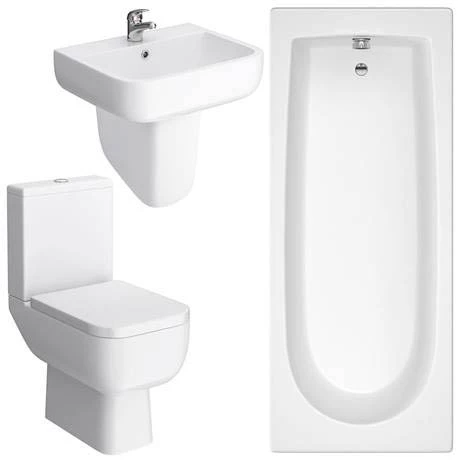 Small Modern Bathroom Suite 3 Small Modern Bathroom Suite - Image 3