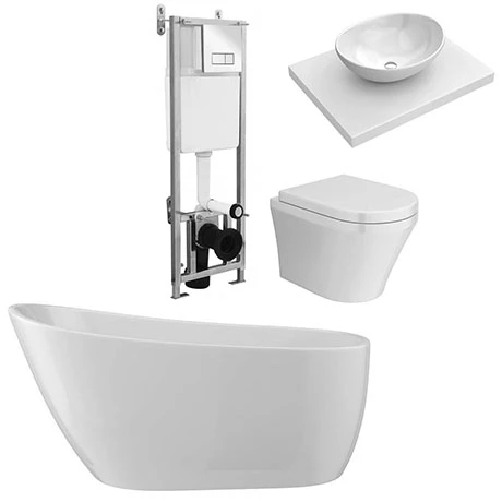 Toronto Wall Hung Bathroom Suite 1 Toronto Wall Hung Bathroom Suite