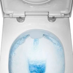 Toreno Square Rimless 4-Piece Modern Bathroom Suite -Bathroom Suites Sales TSR4PC d3 460