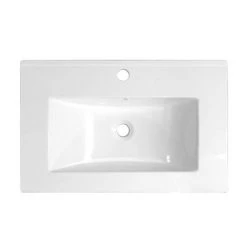 Toreno Gloss White Vanity Unit Suite + Single Ended Bath (3 Bath Size Options) -Bathroom Suites Sales Turin Gloss White Vanity Unit Suite d2 460