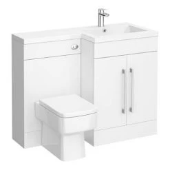 Valencia 1100mm Bathroom Combination Suite Unit with Basin + Square Toilet -Bathroom Suites Sales VAL1100S detail1 460