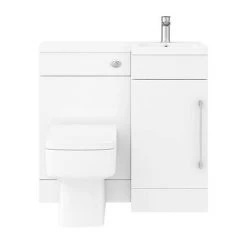 Valencia 900mm Combination Bathroom Suite Unit + Square Toilet -Bathroom Suites Sales VAL900S D5 460