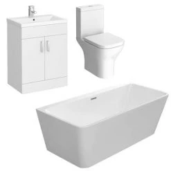 Venice BTW Free Standing Bath Suite 11 Venice BTW Free Standing Bath Suite -Bathroom Suites Sales VENBTWBS D5 460