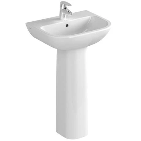 VitrA - S20 Model 4 Piece Suite - Closed Back CC Toilet & 60cm Basin - 1 or 2 Tap Holes 4 VitrA - S20 Model 4 Piece Suite - Closed Back CC Toilet & 60cm Basin - 1 or 2 Tap Holes - Image 4