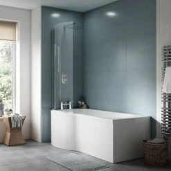 Venice P-Shaped Modern Shower Bath Suite 8 Venice P-Shaped Modern Shower Bath Suite -Bathroom Suites Sales VPRHMSBS d1 460