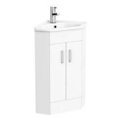 Alaska Cloakroom Suite + Corner Basin -Bathroom Suites Sales VTCW001CC N D1 460