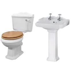 Winchester Traditional Double Ended Roll Top Slipper Suite (1750mm) 7 Winchester Traditional Double Ended Roll Top Slipper Suite (1750mm) -Bathroom Suites Sales WFDESS d 460