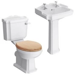 Winchester Traditional Free Standing Roll Top Slipper Bathroom Suite (1550mm) -Bathroom Suites Sales WIN 1550 SLIPPER SUITE d1 460