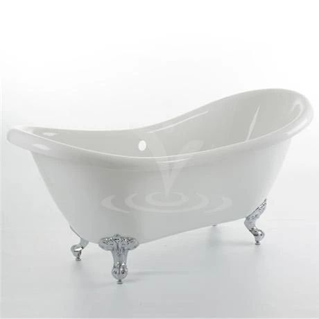 Winchester Traditional Double Ended Roll Top Slipper Suite (1750mm) 2 Winchester Traditional Double Ended Roll Top Slipper Suite (1750mm) - Image 2