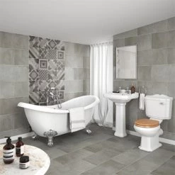 Winchester Traditional Double Ended Roll Top Slipper Suite (1750mm)